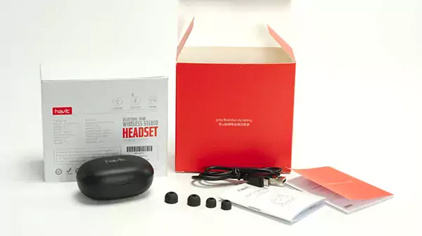 HAVIT i95 - Bluetooth-Kopfhörer mit Ladebox